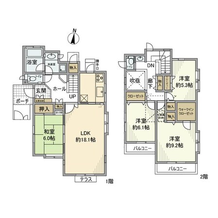 我孫子駅 徒歩9分の物件間取画像